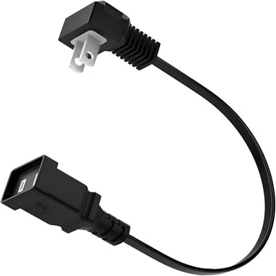 1 фута къса кабелен кабел за удължаване на захранването в САЩ